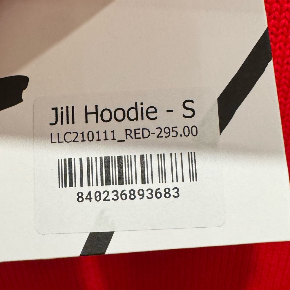 La Ligne Jill Hoodie Women's- Red, Small NWT - Picture 7 of 8